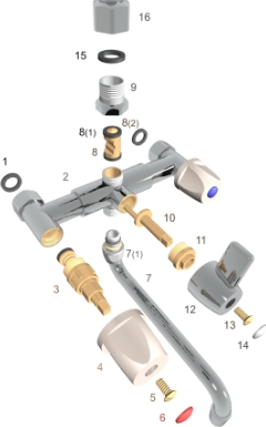установка прокладок в сантехнике